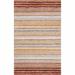 Red 60 x 0.9 in Area Rug - Langley Street® West Valley City Striped Handmade Tufted Area Rug Polyester | 60 W x 0.9 D in | Wayfair