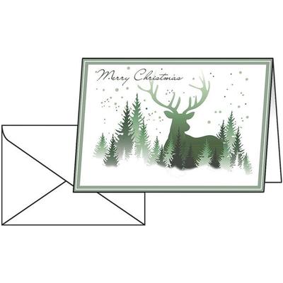 Weihnachtskarten inkl. Umschläge »Christmas Forest«, 25 Stück, Sigel, 14.8x10.5 cm