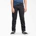Dickies Boys' Flex Skinny Fit Pants, 4-20 - Black Size 7 (QP801)
