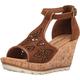 Minnetonka Damen Ellis/Dusty Brown Suede Sandale, 39 EU