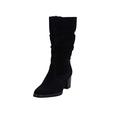 Gabor Ramona Calf-Length Boots 4.5 UK Black Suede