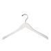 Rebrilliant Mcvay Wood Standard Hanger for Dress/Shirt/Sweater Wood in Brown/White | 10 H x 17 W in | Wayfair EBB203161E8840808FC06028C37C9D00