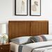 Robbie Wood Headboard by Modway Wood in Brown | 22.5 H x 78 W x 0.5 D in | Wayfair MOD-6219-WAL