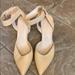 Nine West Shoes | Beautiful Nine West Heels Pale Yellow Size 8m | Color: Yellow | Size: 8