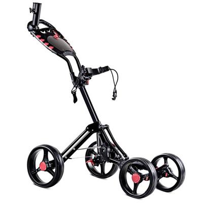 Costway 4 Wheel Folding Golf Pull Push Cart Trolley