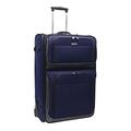 Traveler's Choice Conventional II Softside Erweiterbarer robuster Rollkoffer, leichtes Reisegepäck, Navy, Checked-Large 30-Inch, Conventional II Softside Erweiterbarer robuster Rollkoffer, leichtes