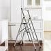 Ultralight Slimline 3 Step Stool - Champagne Gold - Frontgate