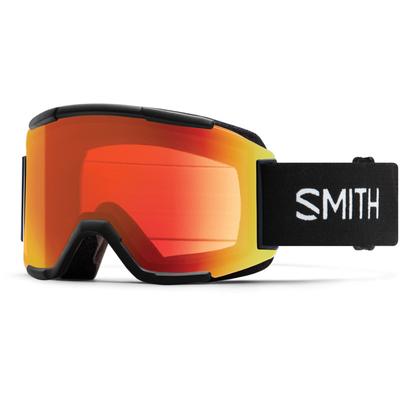 Smith Squad Goggles Black Chromapop Everyday Red Mirror M006682QJ99MP