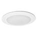 Nicor 02167 - 4" White Downlight Trim (4" ALBALITE SHOWER TRIM (19509WH))