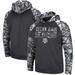 Men's Colosseum Charcoal Texas A&M Aggies OHT Military Appreciation Digital Camo Pullover Hoodie