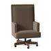 Fairfield Chair Somerset Executive Chair Wood/Upholstered in Gray/Black/Brown | 44 H x 28 W x 31 D in | Wayfair