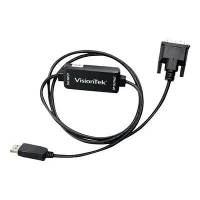 VisionTek DVI to DisplayPort Active Cable, 1.5m