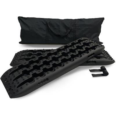 Overland Vehicle Systems Recovery Ramp With Pull Strap and Storage Bag Black/Gray Universal 19169910