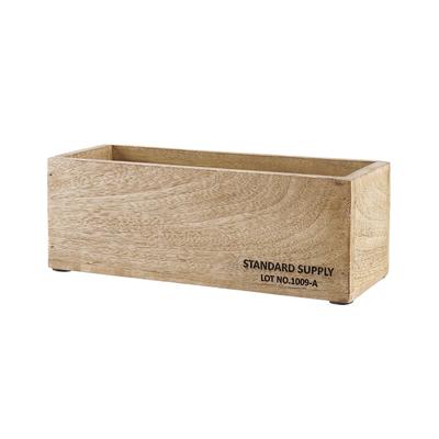 BUTLERS - STANDARD SUPPLY Holzkasten hochkant L 28 x B 11cm Körbe & Aufbewahrung 1 ct