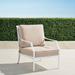 Grayson Lounge Chair with Cushions in White Finish - Guava - Frontgate