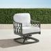 Avery Swivel Lounge Chair with Cushions in Slate Finish - Rumor Midnight - Frontgate