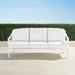 Avery Sofa with Cushions in White Finish - Rain Air Blue - Frontgate