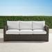 Small Palermo Sofa with Cushions in Bronze Finish - Rain Gingko - Frontgate