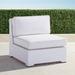 Set of 2 Palermo Center Chairs with Cushions in White Finish - Solid, Special Order, Moss - Frontgate