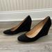 J. Crew Shoes | J Crew Suede Wedges | Color: Black | Size: 7.5