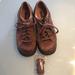 American Eagle Outfitters Shoes | American Eagle Outfitters Leather Chunky Shoes Sz8 | Color: Brown | Size: 8