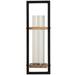 17 Stories Belovs Tall Glass Wall Sconce Glass | 23.75 H x 7.75 W x 6 D in | Wayfair 0AE4D756238F4AD586905E6D35CB8D31