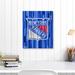 New York Rangers 16" x 20" Embellished Giclee Print by Charlie Turano III