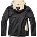 Brandit Windbreaker Sherpa Jacket, black, Size 4XL