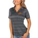 Women's Antigua Charcoal Iowa State Cyclones Compass Polo