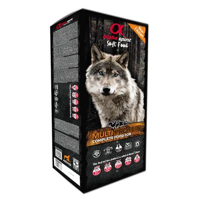 9 kg alpha spirit Multiprotein Trockenfutter Hund