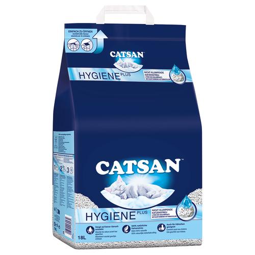18 l Catsan Hygiene plus nicht klumpendes Katzenstreu
