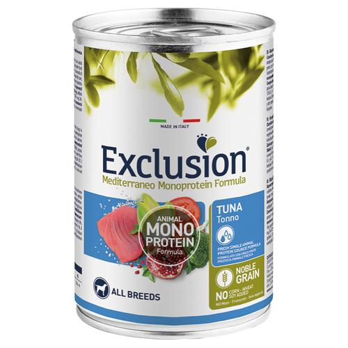 12 x 400 g Thunfisch Exclusion Mediterraneo Adult Hundenassfutter