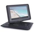 Upgrade Portable DVD Player, 13.9'' LCD Display EVD Player for Kids, 270 Degrees Rotate DVD Built-in Rechargeable Battery with Card Reader, AV IN/OUT, Game, TV Function Present(UK)