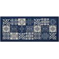 Home Life Kitchen Rug | Non Slip Mat for Kitchen | 55x190 Made in Italy | Modern Floor Mat | Long Runner Rug 2 Kitchen Mat Non Slip Washable [55X190, Blue]