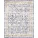 Blue/White 96 x 0.25 in Area Rug - Pasargad Amadeus Power Loom Oriental Area Rug in Blue/Ivory Polyester/Polypropylene | 96 W x 0.25 D in | Wayfair