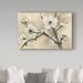 Bungalow Rose 'Spring Blossoms III' - Wrapped Canvas Painting Print Canvas in Brown/White | 16 H x 24 W x 2 D in | Wayfair