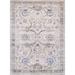 Gray/White 60 x 0.25 in Area Rug - Pasargad Amadeus Power Loom Oriental Area Rug in Ivory/Gray Polyester/Polypropylene | 60 W x 0.25 D in | Wayfair