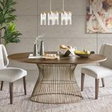 Willa Arlo™ Interiors Taplin Dining Table Wood in Black | 30 H x 68 W x 37 D in | Wayfair 8B91F2BD33604F93A90402009F7F5CE6