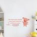 Zoomie Kids No One Can Cute Pig Life Quote Vinyl Wall Decal Metal in Orange/Pink | 20 H x 40 W in | Wayfair D2247D78E2CD4E3398D7983C7A27764A