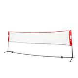 Specstar Portable & durable outdoor badminton net for playing kid volleyball, pickleball, & soccer tennis Fabric in Red | Wayfair X00265JY37