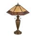 Meyda Lighting Gothic 25" Table Lamp Glass/Metal in Brown | 25 H x 19 W x 19 D in | Wayfair 189158