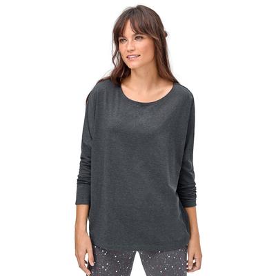 Plus Size Women's Boxy Sleep Tee by ellos in Heather Charcoal (Size 26/28)