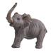 Dakota Fields Helston Wildlife Elephant w/ Trunk up Figurine Resin in Gray | 6 H x 5 W x 5 D in | Wayfair 8756A970C48A4F738DC5FB80AD6C4620