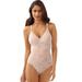 Bali Lace 'N Smooth Body Shaper (Size 40-D) Rosewood, Nylon,Spandex,Cotton