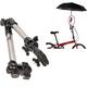 KINOEE Stainless Steel Umbrella for Stroller / Wheelchair Connector for any Angle Umbrella – Black