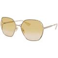 Gucci GG0818SA GOLD/YELLOW SHADED 57/17/140 women Sunglasses