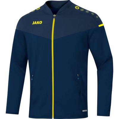 JAKO Kinder Präsentationsjacke Champ 2.0, Größe 140 in marine/darkblue/neongelb