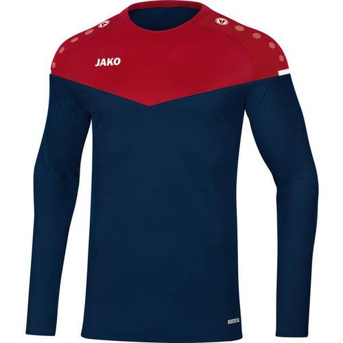 JAKO Herren Sweat Champ 2.0, Größe XXL in marine/chili rot