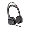 Poly - Voyager Focus UC (Plantronics) - Bluetooth Dual-Ear (Stereo) Headset mit Bügelmikrofon - USB-C Kompatibel mit PC und Mac - Aktive Geräuschunterdrückung - Funktioniert mit Teams, Zoom & mehr