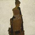 Egon Schiele Portrait of Gerti Schiele - Film Movie Poster - Best Print Art Reproduction Quality Wall Decoration Gift - A1Canvas (30/20 inch) - (76/51 cm) - Stretched, Ready to Hang